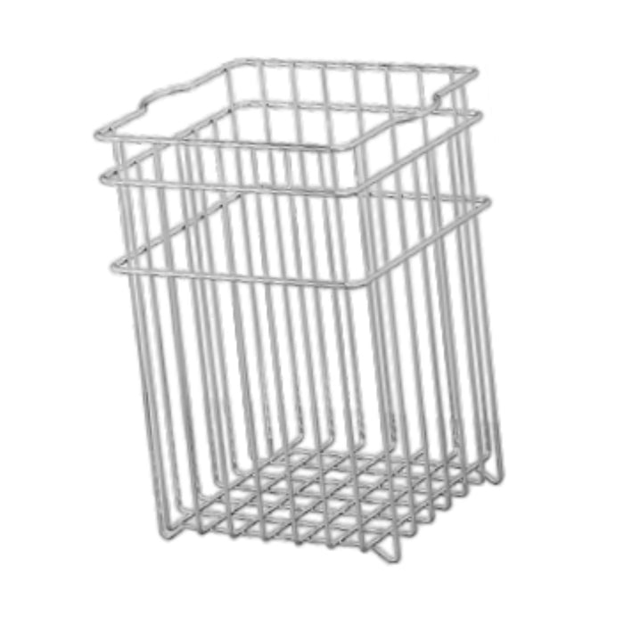 Wire Basket Stainless Steel Organizing Rustic Storage Bin for RV Office Home 13x13x19.5cm