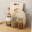 Wire Basket Stainless Steel Organizing Rustic Storage Bin for RV Office Home 13x13x19.5cm