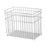 Wire Basket Stainless Steel Organizing Rustic Storage Bin for RV Office Home 24.2x14.8x19.5cm