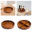 Crofta Round Turntable Round Decor Turntable Organizer for Countertop Table Desktop