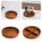 Crofta Round Turntable Round Decor Turntable Organizer for Countertop Table Desktop