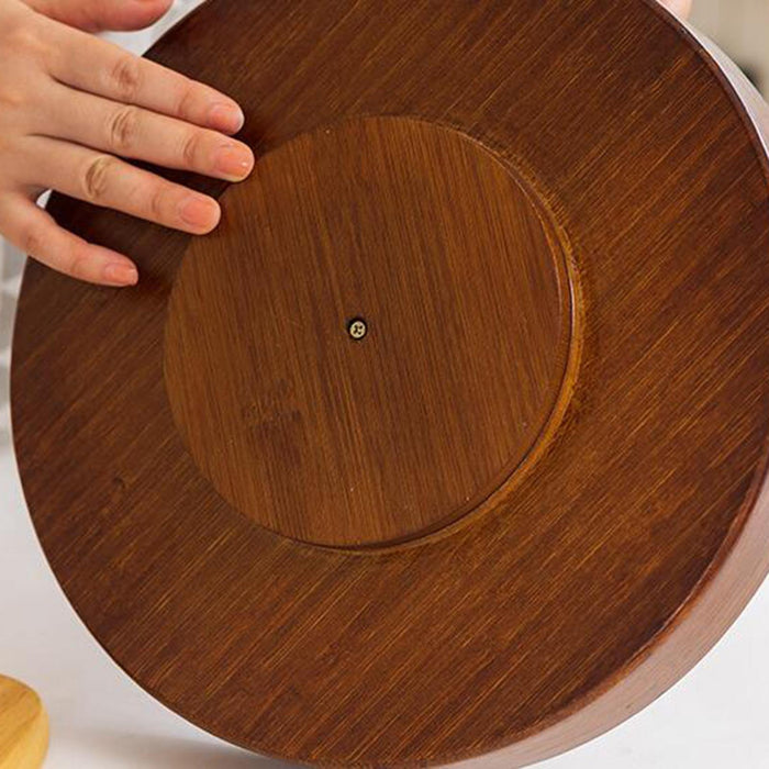 Crofta Round Turntable Decorative Turntable Organizer for Pantry Desktop Countertop