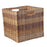 Crofta Imitation Rattan Basket Handmade Storage Cube for Pantry Living Room