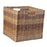 Crofta Imitation Rattan Basket Handmade Storage Cube for Pantry Living Room