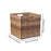 Crofta Imitation Rattan Basket Handmade Storage Cube for Pantry Living Room