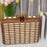 Storage Basket with Lid Handled Photography Prop Boxes for Table Home Bathroom S