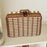 Storage Basket with Lid Handled Photography Prop Boxes for Table Home Bathroom S