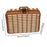 Storage Basket with Lid Handled Photography Prop Boxes for Table Home Bathroom M