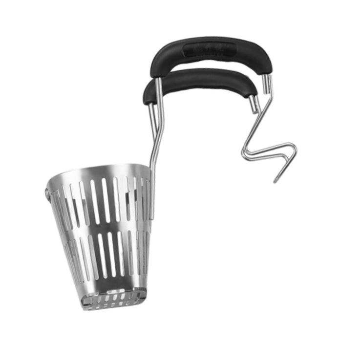 Draining Spoon Fine Mesh Strainer Ladle for Ravioli Vegetables Fried Chicken