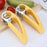 Crofta 2 Pieces Banana Cutter Slicer Strawberry Cutter for Cucumber Sausage Cooking