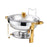 Crofta Chafing Dish Soup Warmer Pot Catering Food Warmer for Kitchen Family Holiday