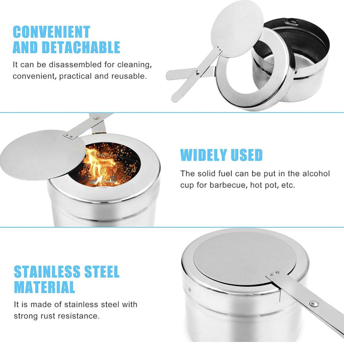 Crofta Chafing Dish Soup Warmer Pot Catering Food Warmer for Kitchen Family Holiday