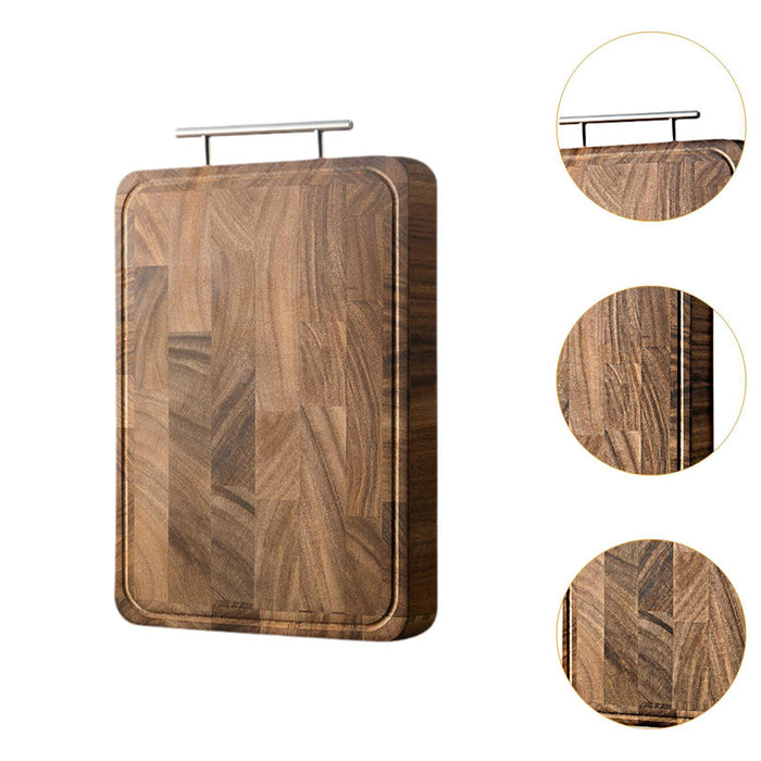 Wood Cutting Board for Kitchen Sturdy Chopping Board for Fruits Steak Cheese