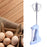 Crofta Semi Automatic Whisk Versatile Egg Mixing Tool for Stirring Beating Blending blue