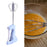 Crofta Semi Automatic Whisk Versatile Egg Mixing Tool for Stirring Beating Blending blue