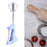 Crofta Semi Automatic Whisk Versatile Egg Mixing Tool for Stirring Beating Blending blue