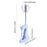 Crofta Semi Automatic Whisk Versatile Egg Mixing Tool for Stirring Beating Blending blue