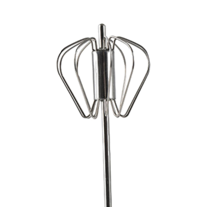 Crofta Semi Automatic Whisk Versatile Egg Mixing Tool for Stirring Beating Blending black