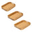 Crofta Bamboo Serving Tray Food Trays Decorative Tray for Living Room S