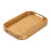 Crofta Bamboo Serving Tray Food Trays Decorative Tray for Living Room S