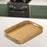 Crofta Bamboo Serving Tray Food Trays Decorative Tray for Living Room M