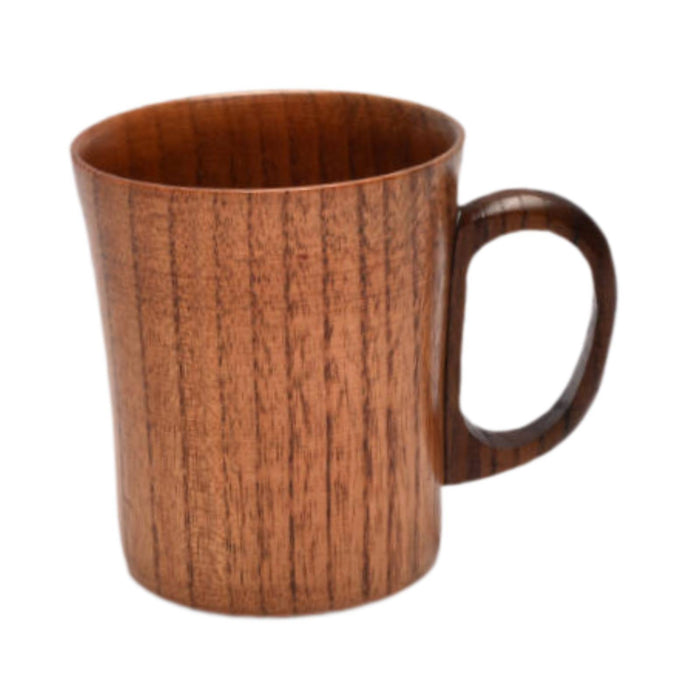 Crofta Wooden Cup Milk Portable Small Cold or Hot Drinks Polished Simple Coffee Mug S