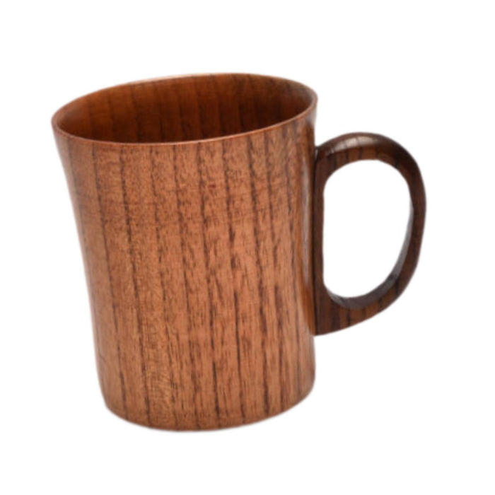 Crofta Wooden Cup Milk Portable Small Cold or Hot Drinks Polished Simple Coffee Mug S