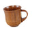 Crofta Wooden Cup Small Polished Simple Milk with Handle Drinking Cup Retro Tea Cup