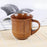 Crofta Wooden Cup Small Polished Simple Milk with Handle Drinking Cup Retro Tea Cup