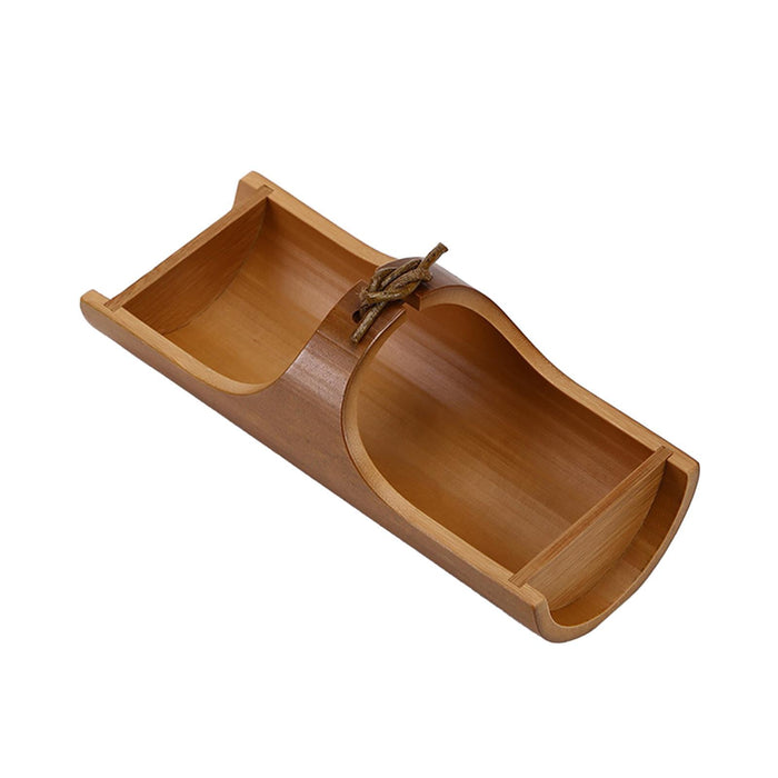 Dry Fruit Tray Handicraft Food Serving Basket for Living Room Hotel Home Use Brown