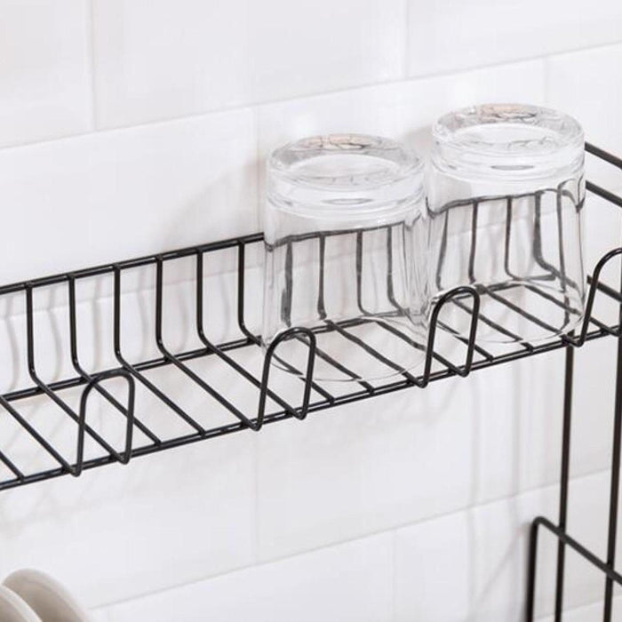 Crofta Dish Drying Rack with Drainboard Countertop Dish Drainer for Cabinet Kitchen