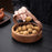 Crofta Nut Serving Tray Home Decor Fruit Plate for Wedding Party Home Use Farmhouse Round