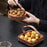 Crofta Nut Serving Tray Home Decor Fruit Plate for Wedding Party Home Use Farmhouse Round