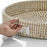 Crofta Woven Serving Tray Seagrass Round Woven Basket for Coffee Table Drinks Snack