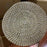 Crofta Woven Serving Tray Seagrass Round Woven Basket for Coffee Table Drinks Snack