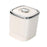 Crofta Rice Container Airtight Leakproof Lid Sealed Grain Storage for Dry Food Nuts silver plate