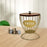 Crofta Coffee Pod Holder Container Reusable Versatile for Cafe Home Kitchen Counter gold with lid