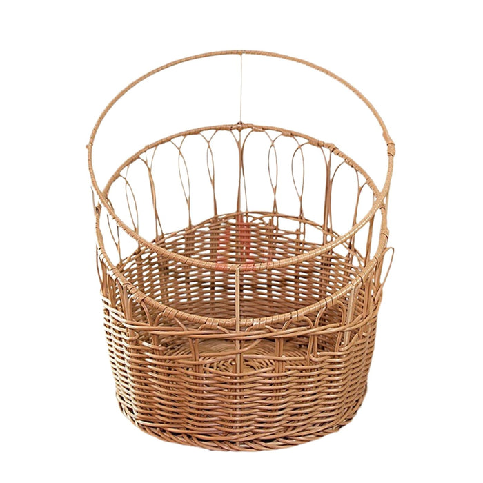 Crofta Vegetable Fruit Basket Waterproof Picnic Basket for Restaurant Camping Party