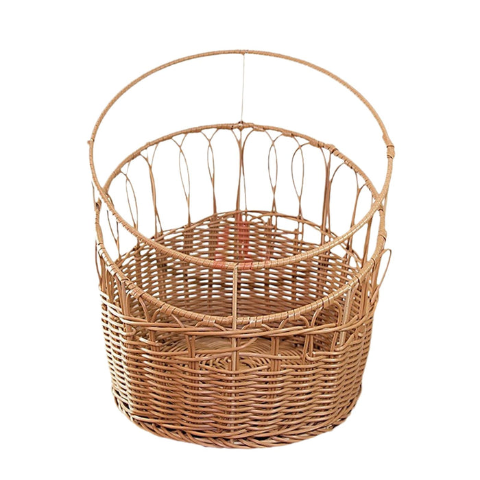 Crofta Vegetable Fruit Basket Waterproof Picnic Basket for Restaurant Camping Party