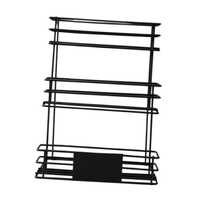 Syrup Bottle Display Stand Metal Storage Rack for Tabletop Pantry Coffee Bar 36x31x39.5cm