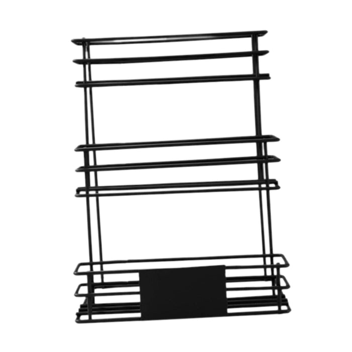 Syrup Bottle Display Stand Metal Storage Rack for Tabletop Pantry Coffee Bar 36x31x39.5cm