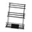 Syrup Bottle Display Stand Metal Storage Rack for Tabletop Pantry Coffee Bar 36x31x39.5cm