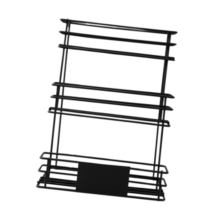 Syrup Bottle Display Stand Metal Storage Rack for Tabletop Pantry Coffee Bar 36x31x39.5cm