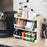 Crofta Tea Storage Box with Dividers Tea Bags Organizer for Desktop Cabinet Bedroom 3 tier