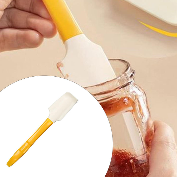 Crofta Silicone Spreader Easy Clean Jar Scraper for Cake Cream Scraping Kitchen