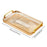 Crofta Serving Tray Perfume Cosmetic Storage Organizer for Office Breakfast Kitchen yellow