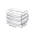 Crofta Food Preparation Plate Multi Layer Food Prep Tray for Home Pantry Restaurant white 3 layer