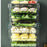 Crofta Food Preparation Plate Multi Layer Food Prep Tray for Home Pantry Restaurant green 3 layer