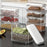 Crofta Food Fresh Box Clear Fruit Container Snack Box for Cafes Kitchen Dining Room