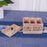 Crofta Wooden Household Storage Box Laundry Bead Organizer for Home Dresser Bedroom style C